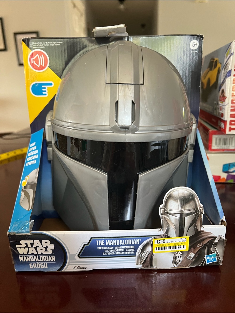 Hasbro The Mandalorian Electronic  Mask - Silver